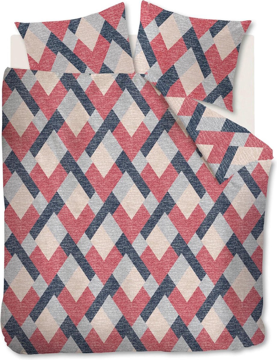 Beddinghouse Montero Dekbedovertrek - Tweepersoons - 200x200/220 cm - Red