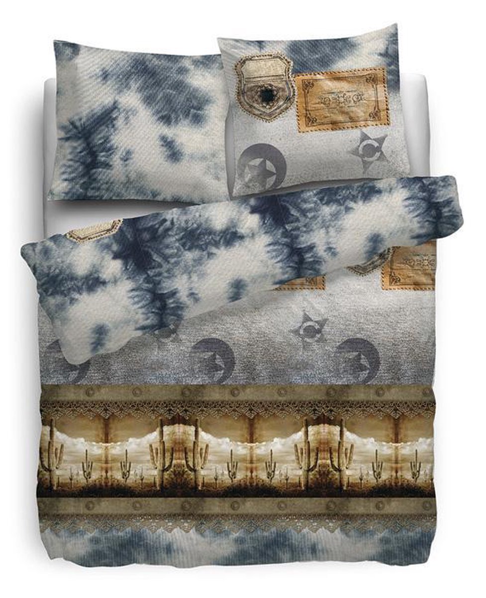 HNL Refined Denim Dekbedovertrek - Tweepersoons - 200x200/220 cm - Blauw