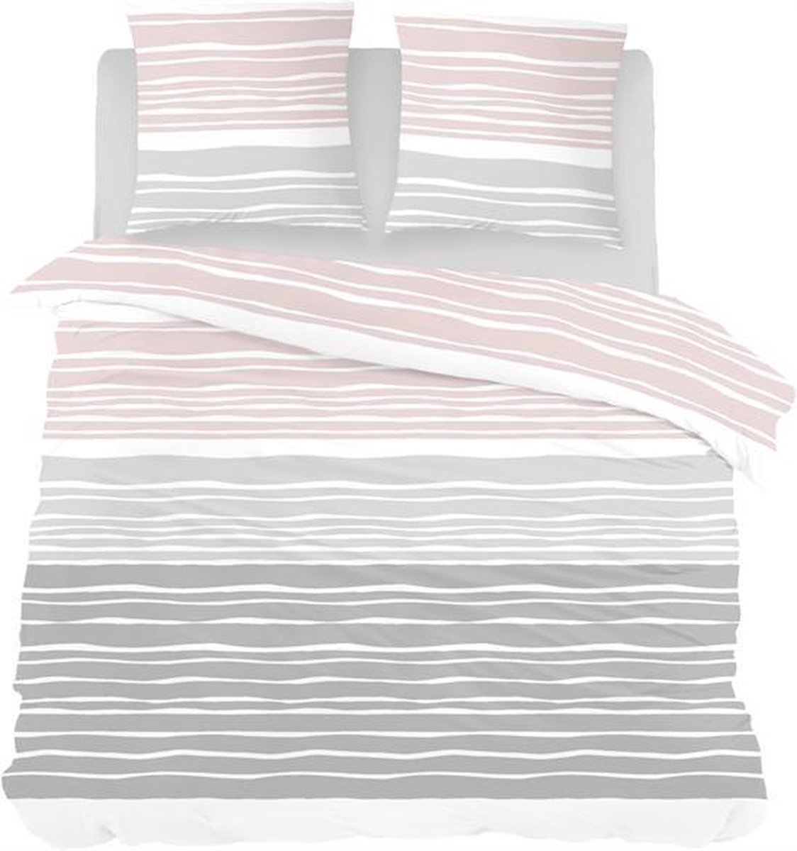 Snoozing Rita - Dekbedovertrek - Tweepersoons - 200x200/220 cm - Rose