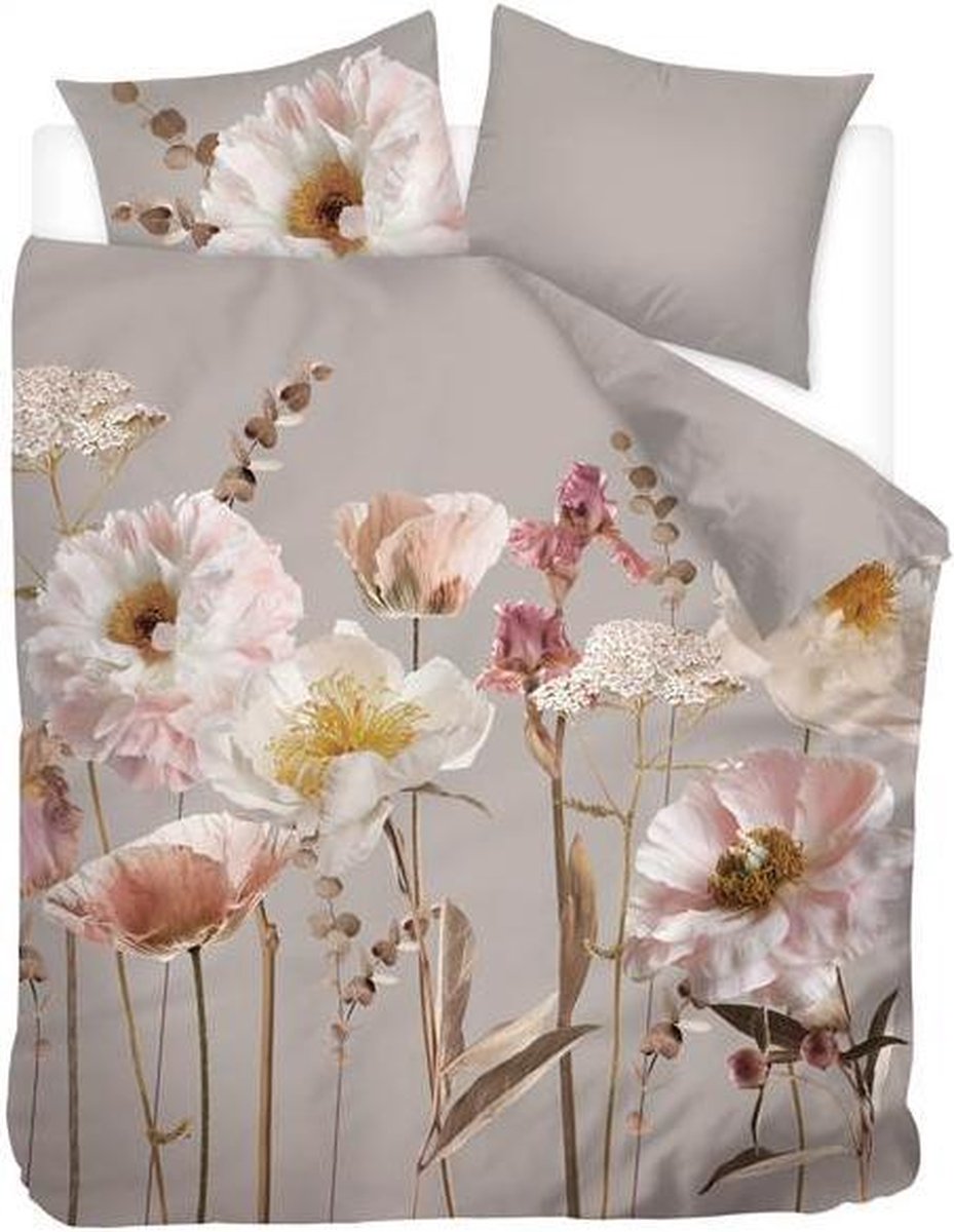 Snoozing Rosanne - Flanel - Dekbedovertrek - Tweepersoons - 200x200/220 cm - Multi kleur