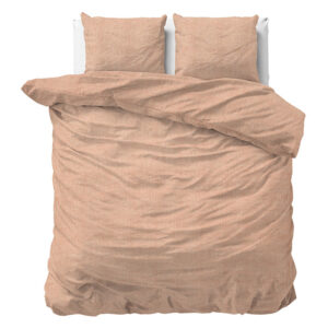 DreamHouse Bedding Leo Flanel - Roze Dekbedovertrek Lits-jumeaux (240 x 200/220 cm + 2 kussenslopen) Dekbedovertrek