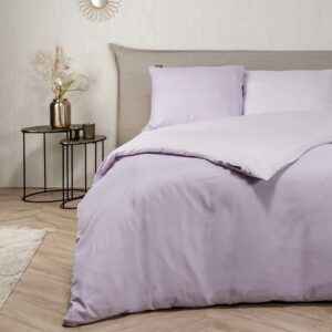 Fresh & Co Hotel Two Tone Dekbedovertrek Kleur: Antraciet, 240 x 220 cm Dekbedovertrek