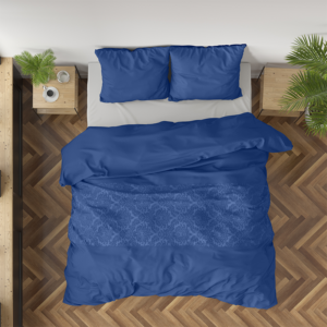 Dekbedovertrek Miami - Lits-Jumeaux (240x220 cm) - Blauw Microvezel - Dessin: - Zensation - Dekbed-Discounter.nl