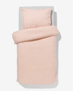 HEMA Dekbedovertrek Hotel Perkal Roze 140x200/220 (roze)