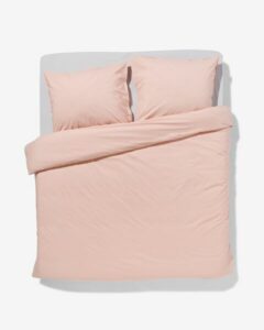 HEMA Dekbedovertrek Hotel Perkal Roze 240x200/220 (roze)