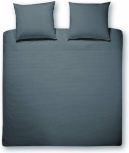 Premium Egyptisch Percale Katoen Eenpersoons Dekbedovertrek Waffel Petrol | 140x200/220 | Zacht En Elegant | Excellente kwaliteit
