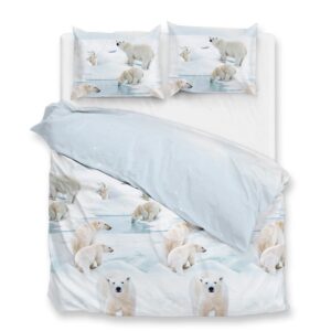 Flanellen Dekbedovertrek Katoen - (x cm) - Blauw - Dessin: Dieren - Zo!Home - Dekbed-Discounter.nl