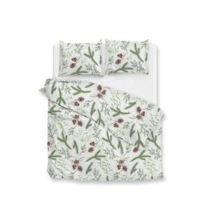 Flanellen Dekbedovertrek Katoen - (x240 cm) - Blauw & Groen - Dessin: Natuur - Zo!Home - Dekbed-Discounter.nl