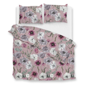 Flanellen Dekbedovertrek Katoen - (x240 cm) - Meerkleurig - Dessin: Bloemen - Zo!Home - Dekbed-Discounter.nl