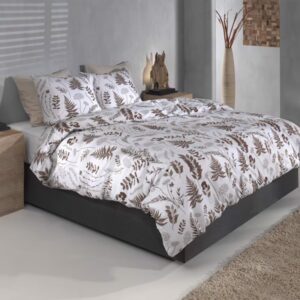 Flanellen Dekbedovertrek Katoen - (x240 cm) - Wit - Dessin: Natuur - Zo!Home - Dekbed-Discounter.nl