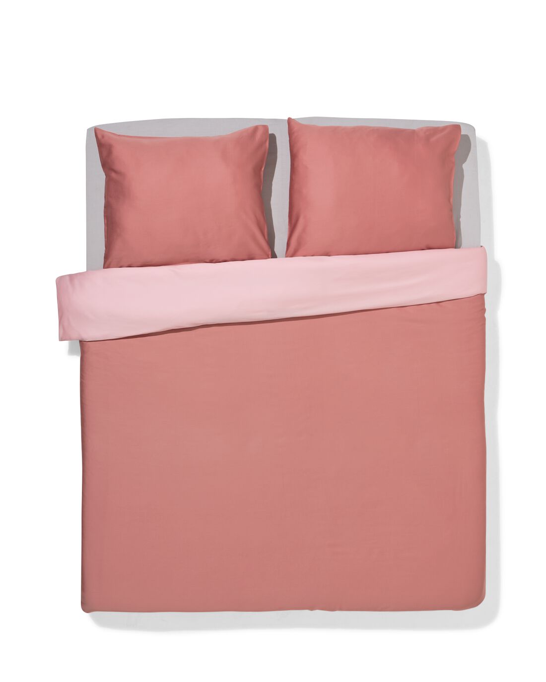 HEMA Dekbedovertrek 240x200/220cm Satijn Roze (roze)