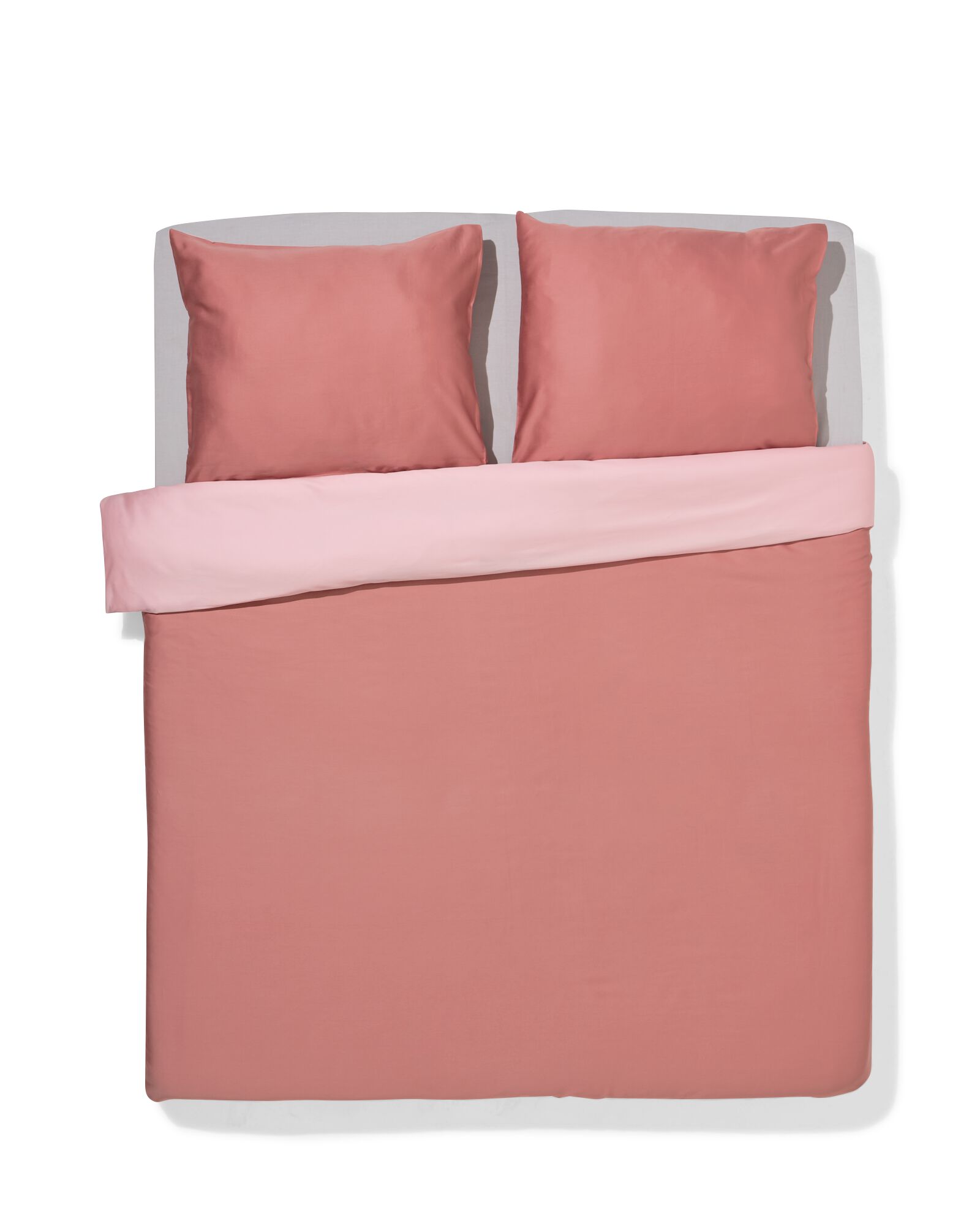 HEMA Dekbedovertrek 240x200/220cm Satijn Roze (roze)