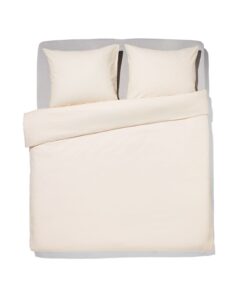 HEMA Dekbedovertrek Zacht Katoen 200x200/220 Grijs-beige (beige)