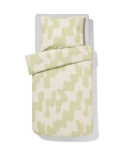 Dekbedovertrek Groen – katoen – 140 x 200 / 140 x 220