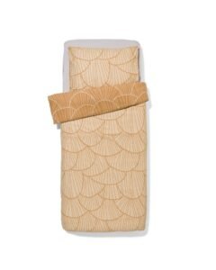 Dekbedovertrek Beige – katoen – 140 x 200 / 140 x 220