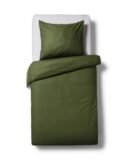 Dekbedovertrek Effen Groen 140 x 200 / 140 x 220