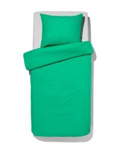 Dekbedovertrek Felgroen – katoen – 140 x 200 / 140 x 220
