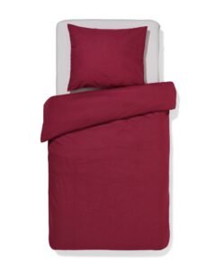 Dekbedovertrek Rood – katoen – 140 x 200 / 140 x 220