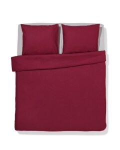 Dekbedovertrek Effen Rood – katoen – 200 x 200