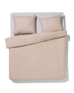 Dekbedovertrek Taupe – katoen – 200 x 200