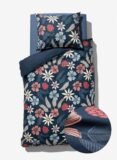 Dekbedovertrek Gebloemd Blauw – katoen – 140 x 200 / 140 x 220