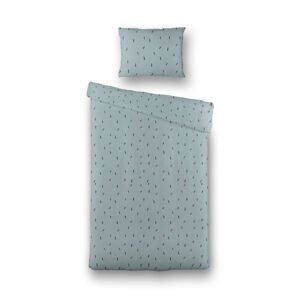 Kinder dekbedovertrek Blauw,Meerkleurig – Katoen – 120 x 150